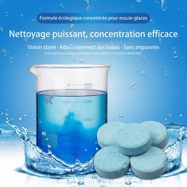Pastilles lave-glace - dissolution concentrée