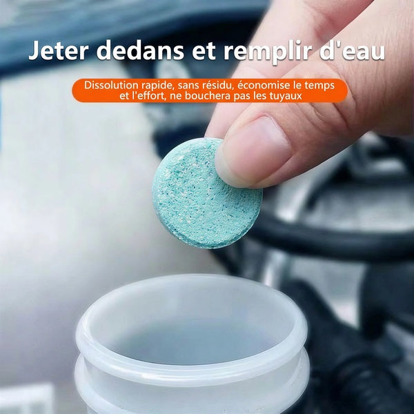 Pastilles lave-glace - mode emploi