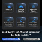 Film verre trempe ecran central voiture - Qualite protection