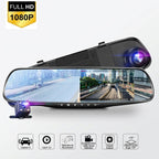 Camera de recul HD retroviseur connecte double camera - Full HD 1080P