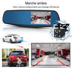 Camera de recul HD retroviseur connecte double camera - Marche arriere camera recul