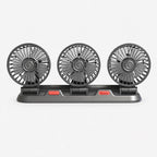 Ventilateur USB voiture silencieux refroidissement habitacle 360 - Produit trois tetes USB