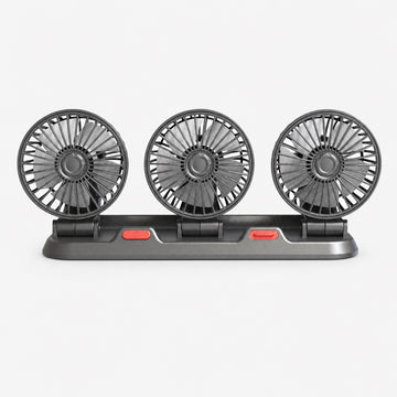 Ventilateur USB Voiture Silencieux — Refroidissement Habitacle 360°