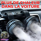 Ventilateur USB voiture silencieux refroidissement habitacle 360 - Plus de chaleur voiture