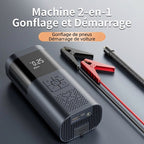 Pompe à pneus portable gonflage rapide