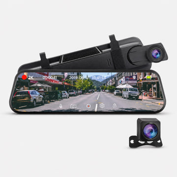 Dashcam double caméra voiture - aide à la conduite