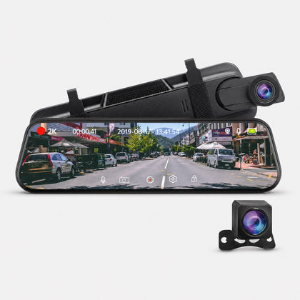 Dashcam ADAS streaming double caméra - rétroviseur intelligent