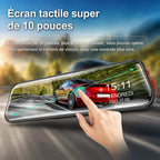 Dashcam ADAS streaming double caméra - écran tactile 10 pouces