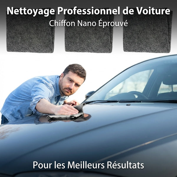 Chiffon réparation rayures carrosserie - nettoyage professionnel