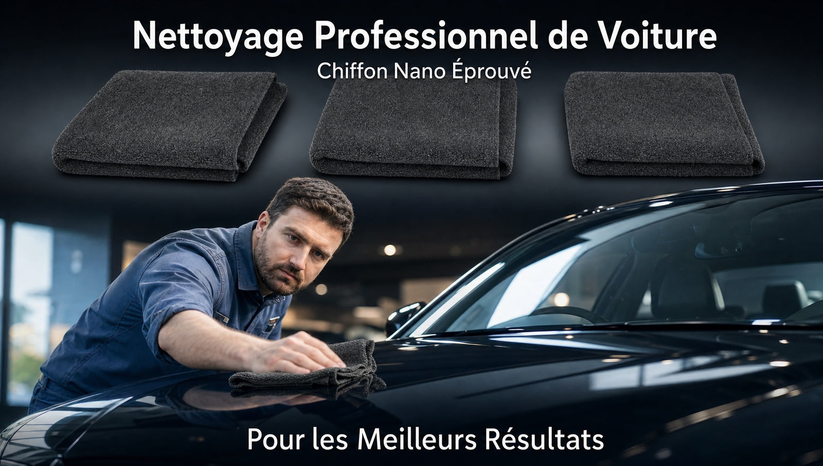 Chiffon réparation rayures carrosserie - détail 2