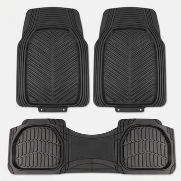 Tapis de Sol Voiture PVC Imperméables — Set 3 Pièces