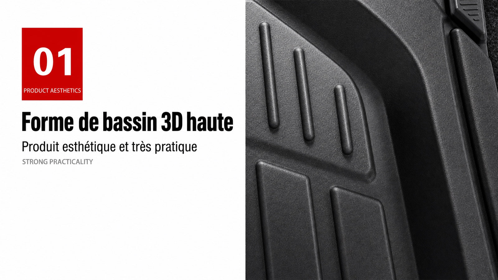 Tapis PVC 3 pièces - détail 1