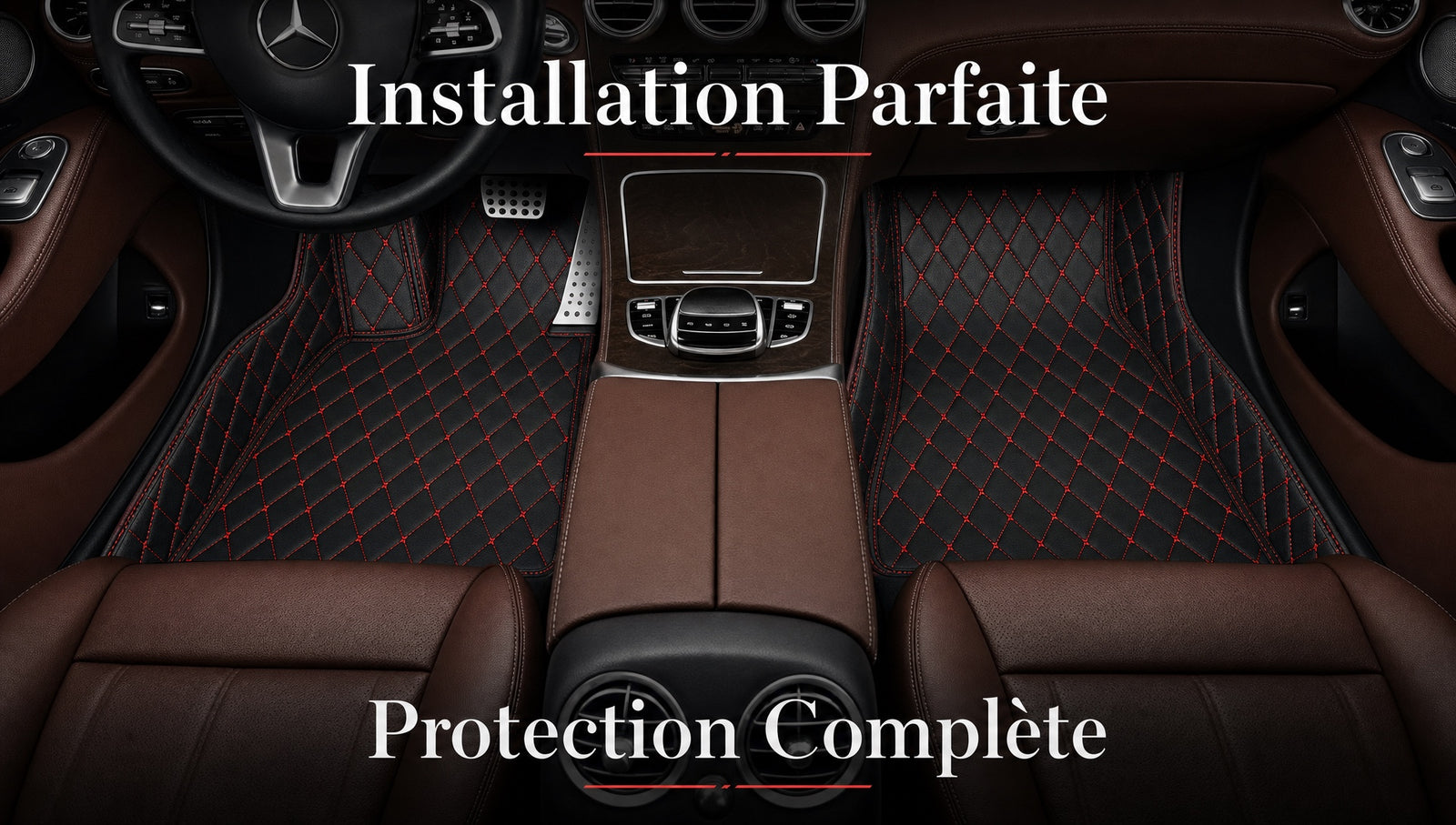 Tapis cuir 5 pièces - détail 3