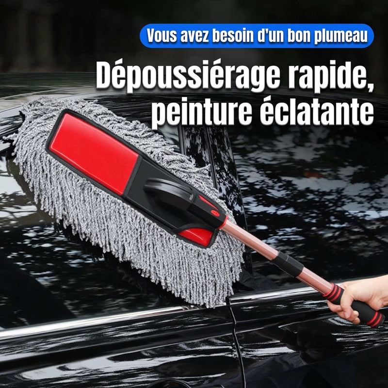 Brosse télescopique - dépoussiérage rapide