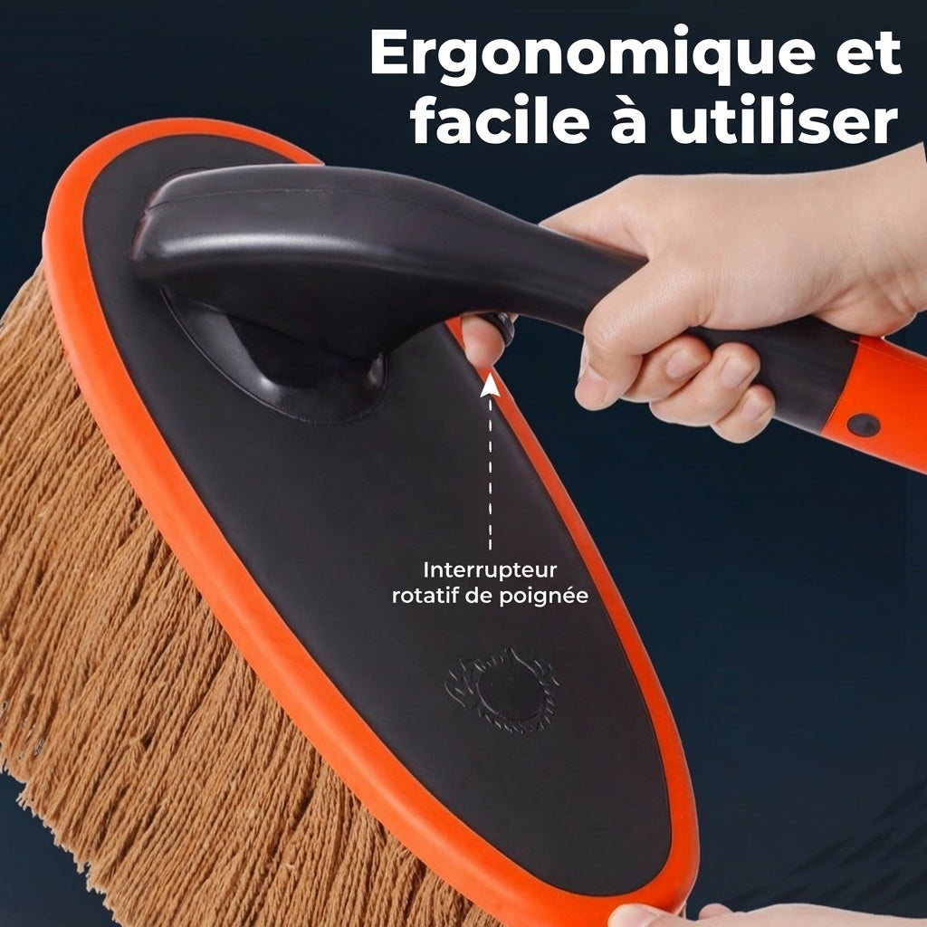 Brosse lavage voiture - poignée ergonomique