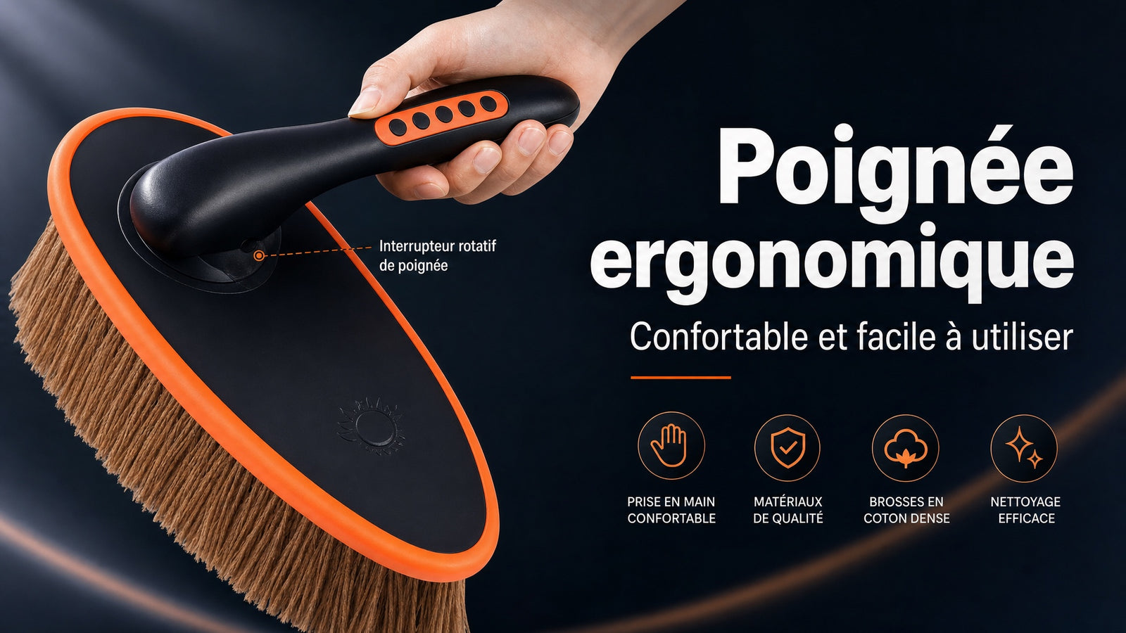 Brosse lavage voiture - détail 1