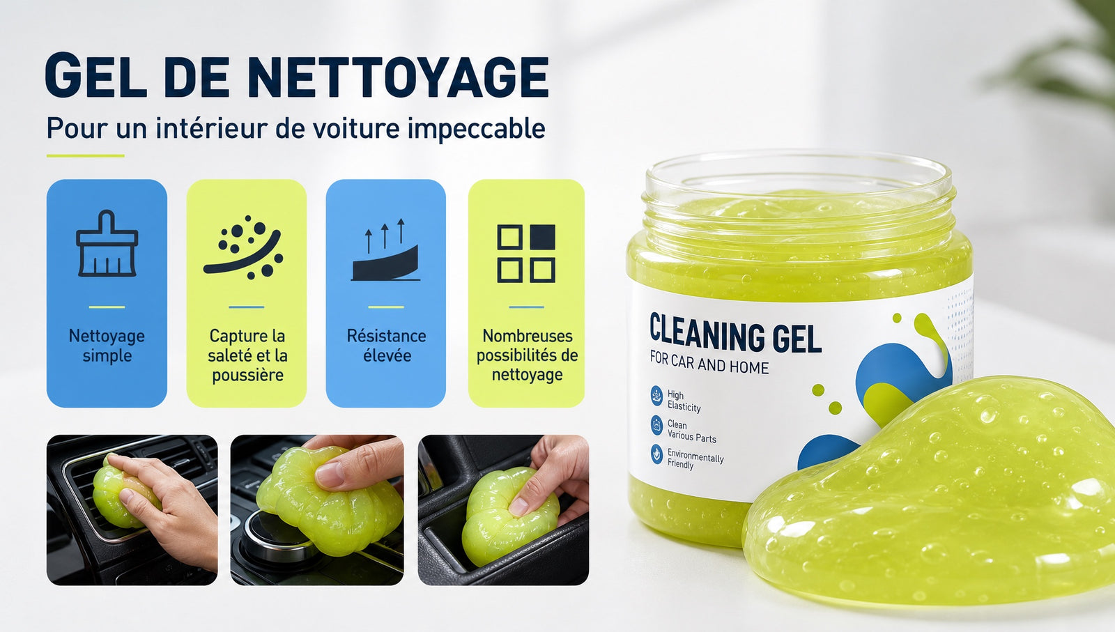 Gel nettoyant magique voiture - détail 1