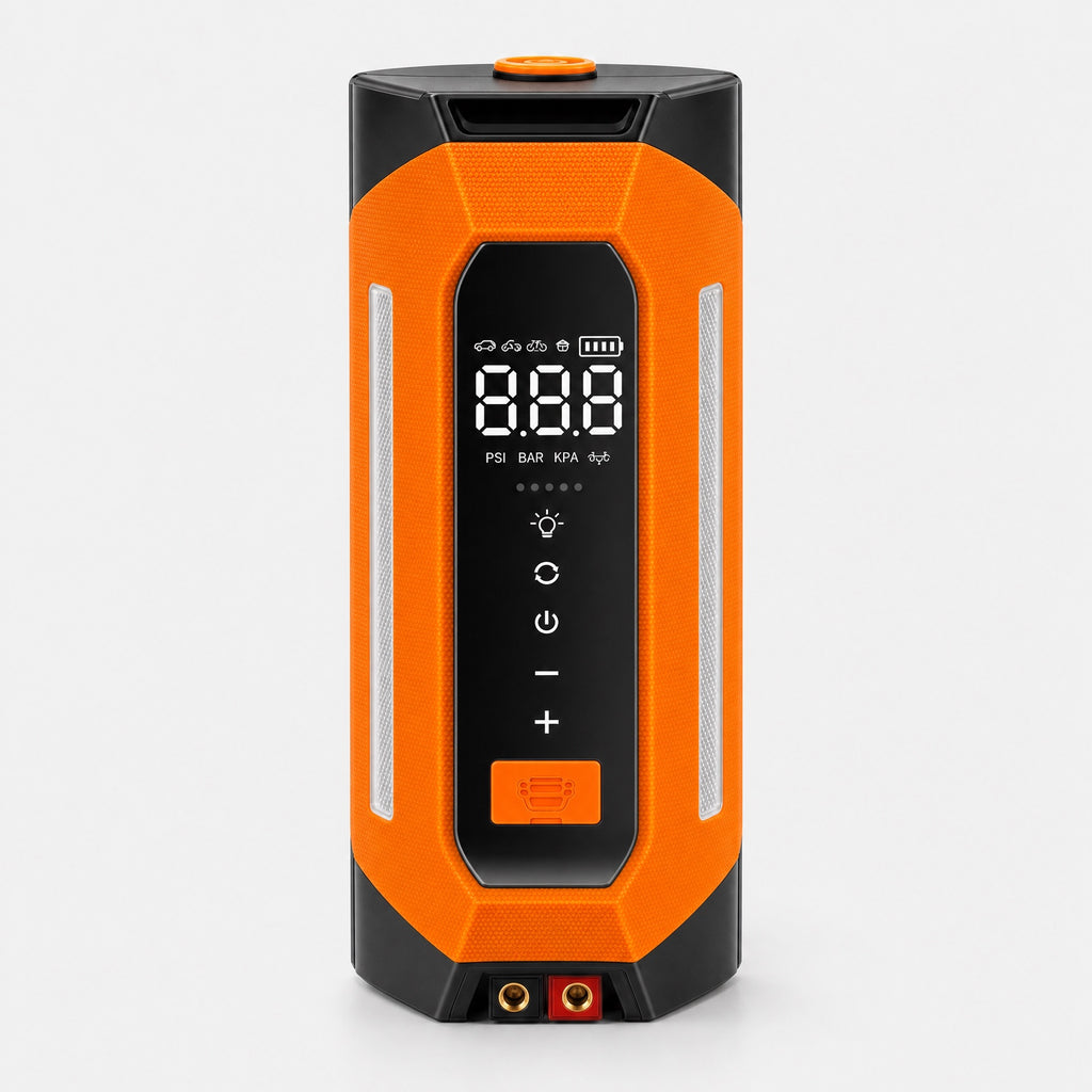 Booster démarrage voiture 12000mAh — vue de face