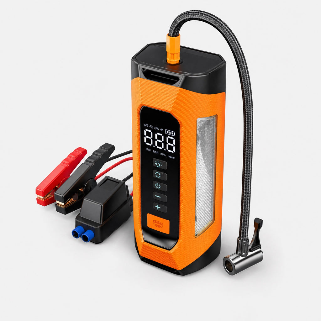 Booster démarrage voiture 12000mAh — vue 45 degrés