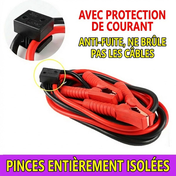Câbles de démarrage voiture - protection courant