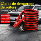 Câbles de démarrage voiture - câbles haute conductivité