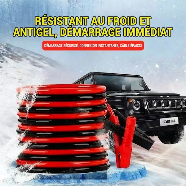 Câbles de démarrage voiture - resistant froid et antigel