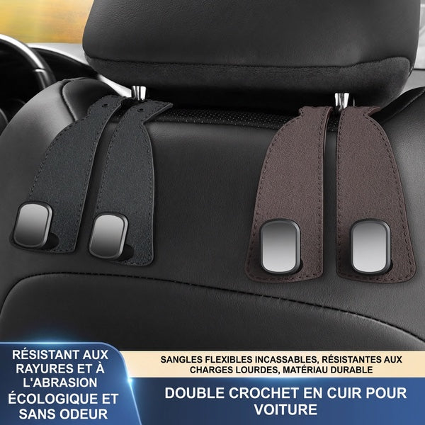 Crochets voiture pack 4 - résistance et rangement
