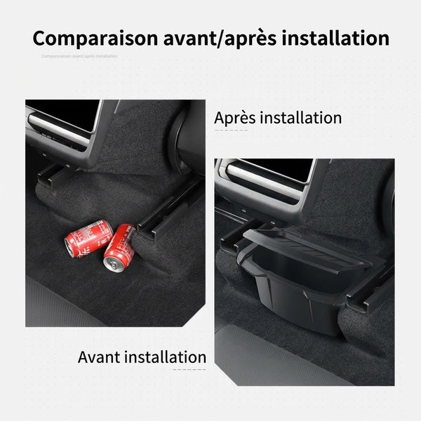 Organisateur coffre voiture - comparaison installation