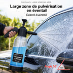 Pulverisateur mousse lavage voiture pression manuelle - Pulverisation eventail