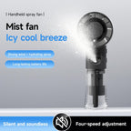 Mini ventilateur brumisateur pliable rechargeable - 4 vitesses - portable et de table - F1 - photo 5