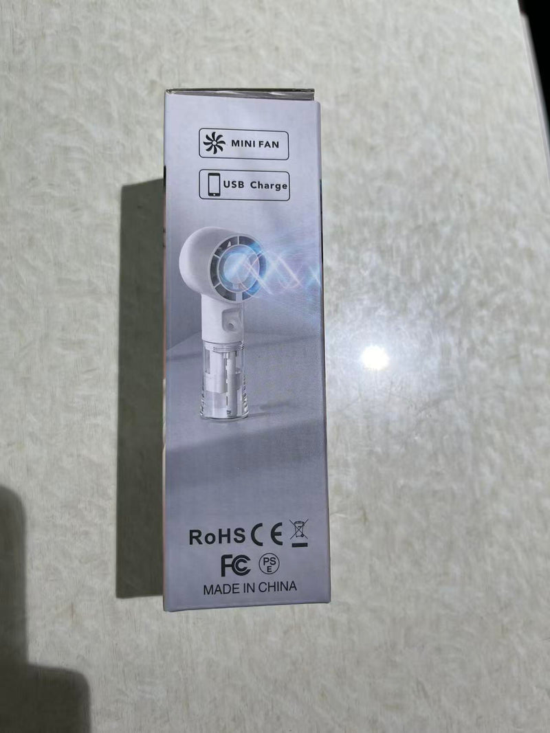 Mini ventilateur brumisateur pliable rechargeable - 4 vitesses - portable et de table - F1 - photo 9