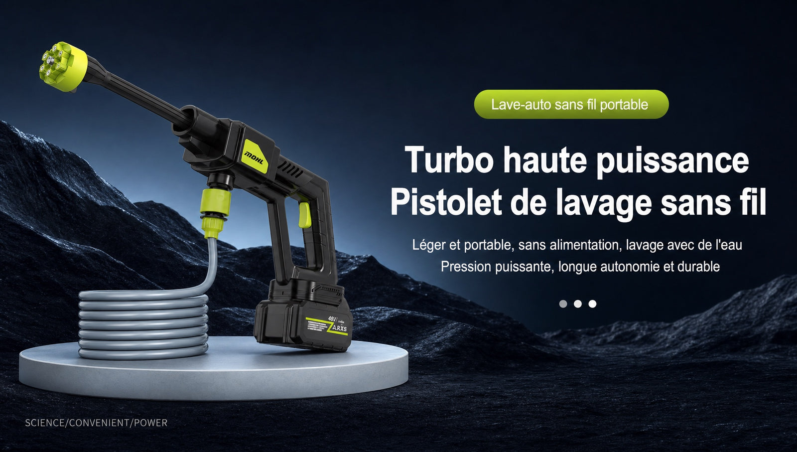 Nettoyeur pression sans fil - details produit