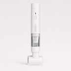 Aspirateur voiture sans fil blanc avec embout sol